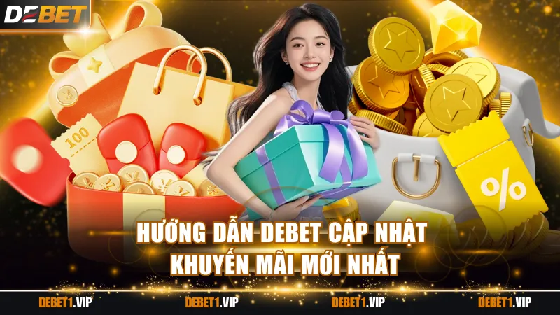 Hướng dẫn DEBET cập nhật khuyến mãi mới nhất